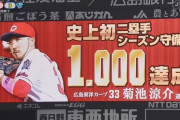 菊池のシーズンノーエラーとかいう地味に破られなさそうな記録