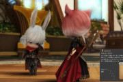 【FF14】漆黒OSTの特典ミニオン「マメット・ライナ」には特殊モーションがあると判明！水晶公ミニオンの「マメット・ミステル」が近くにいると…【動画有】