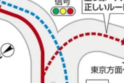 逆走事故の原因車両が誤進入したICを見たワイ、老人だけを責められなくなるwwwwww