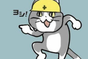 【画像】現場猫、とんでもない足場を組んでしまうｗｗｗｗｗｗｗｗｗｗ