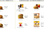 【悲報】チーズバーガー、10月から140円