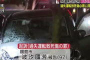９７歳老人　暴走して５人死傷事故「ものすごく反省している。でも車を運転しなければどこにも行けない」