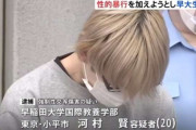 早大生“出会い系”で女性に性的暴行を加えようとけがさせ逮捕