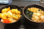 【画像】この「タコ玉丼&蕎麦セット」(690円)の欠点を答えなさい