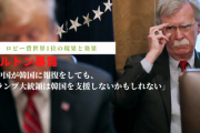 【悲報】ロビー費世界1位なのに...ボルトン暴露で韓国に衝撃「中国が韓国に報復しても米国は支援しない、同盟国？そうでしたっけ」