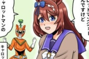 【ウマ娘】キャロットマンのスーツを着たスーパークリークとかいう危なすぎるヒーローｗｗｗ