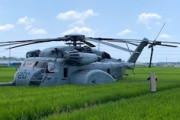 【動画】海老名市の田んぼに不時着した米軍ヘリコプターが格好いい。