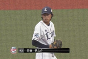 西武・羽田慎之介、3回無安打4奪三振！