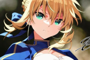 【FGO】九十九さんのアルトリアイラスト！！　眼光が素敵ですね！！