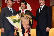 松田「ホークスにはたくさん若い選手がいます。ギータ、アキラ、ケンタ、マッキー…」