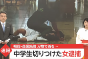 福岡の「ゆめタウン」で男子中学生が女(32)に切りつけられる 「子供を刺して殺せば死刑になると思った」