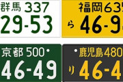 「あの車運転荒いなあ…どこナンバーだ？」←連想したものｗｗｗｗｗｗ