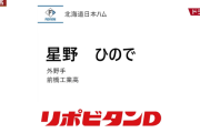 【速報】日本ハム5位 右の長距離砲 前橋工・星野ひのでを指名