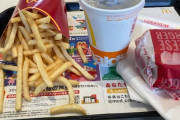 【悲報】ワイド底辺(27)、マックで貧乏ランチ?ｗｗｗｗｗ
