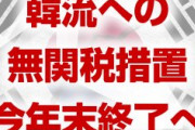 【速報】韓国への無関税措置が今年末に終了することが判明！　「延長して！お願い！WTO様！」　韓国経済団体がパニック状態！