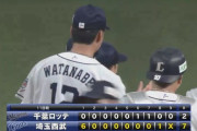 【西武対ロッテ11回戦】西武が７－２でロッテに快勝！今井７回２失点で５勝目！きのう復帰の源田が3安打1打点！ロッテは中村稔が4回7安打6失点ＫＯ