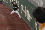 レフト・ポランコ、ファインプレー！古巣東京ドームで躍動！