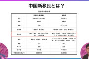新中国人という新たな層が続々と日本に住み始める。その経歴に日本土人卒倒wwwwwwwww