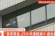 日本 4月の実質賃金0.7%減 過去最長の25カ月連続マイナス