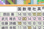 【欅坂46】2019年度学力テスト全順位、衝撃の結果にｗｗｗｗｗｗｗｗ