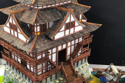 外国人「手作りで日本の城のミニチュアを作ってみたよー」