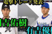 【ゆうき同士の交換】国吉佑樹と有吉優樹の電撃トレード成立！