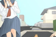ワイくん、犬にビビり倒す女の子の絵を描く（※画像あり）