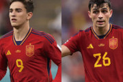 【スペイン代表】“新星”ガビ、ひざの痛みで別メニュー調整が続く…日本戦出場は？