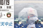【悲報】ロッテ対日ハム、今日も雨天中止…