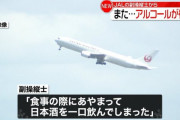 アルコールが検出されたJALパイロット「コップに注いだ日本酒を水と間違えて飲んでしまった」