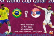 ◆W杯◆G組1節 ブラジル×セルビア ブラジルの攻撃ショー！後半リシャルリソンの2Gで白星発進、ピクシーホロ苦デビュー #BRASER