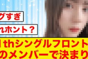【日向坂46】11thシングル発売決定フロントはこのメンバーで決まりか