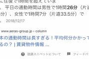 あなたの通勤時間は何時間？総務省の調査で判明！！！！！