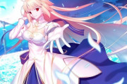 【FGO】ドレス姿の長髪アルクイラスト！　この姿もいいですね！