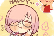 【FGO】いらすとやなマシュイラスト！！　もぐもぐ可愛いです！！