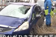 【動画】 老人をひき殺した男が車を乗り捨て逃走 ⇒ トラックにひかれ死亡 = 横浜市