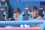 阪神・佐藤、神宮のベンチを満喫する