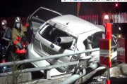 【福島】いわき少年少女６人死傷事故、時速150キロ以上で走行し道路中央の橋の欄干に衝突した危険運転か