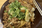 【怒報】ワイ、すき家でキング牛丼に挑戦するも無念のギブアップ