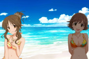 【デレステ】営業コミュ、高森藍子水着Ver.のパーカーがついにパージ