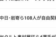 【悲報】 中日 108人クビへ
