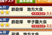 【パワプロアプリ】モブなのになぜか人気があるマチェット高校　鉄砲塚くん