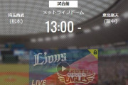 【試合実況】西武スタメン 5 三 山川（2020.9.27）