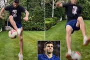◆悲報◆チェルシーのプリシッチ、TikTokでリフティング披露中ボールに乗ってしまう(´・ω・`)