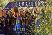 【リーガエスパニョーラ】バルセロナ、史上初の男女3冠を達成！女子チームがとんでもないことに