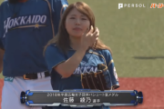 【画像】スケート佐藤綾乃さんの始球式、ヤバすぎる
