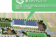 ブラウブリッツ秋田の新スタジアムは屋根付き＆ピッチ可動式と判明　整備費は143億円に