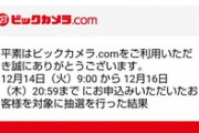【画像】ワイ､ビックカメラでPS5当選！！！ｗｗｗｗｗｗｗｗ