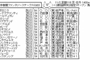 11/2(土) 第24回 KBS京都賞ファンタジーステークス(GIII) part1