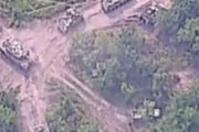ザポリージャ戦線でウクライナ軍のレオパルト2戦車らしき映像…ロシア軍の砲撃で爆発炎上する様子も！